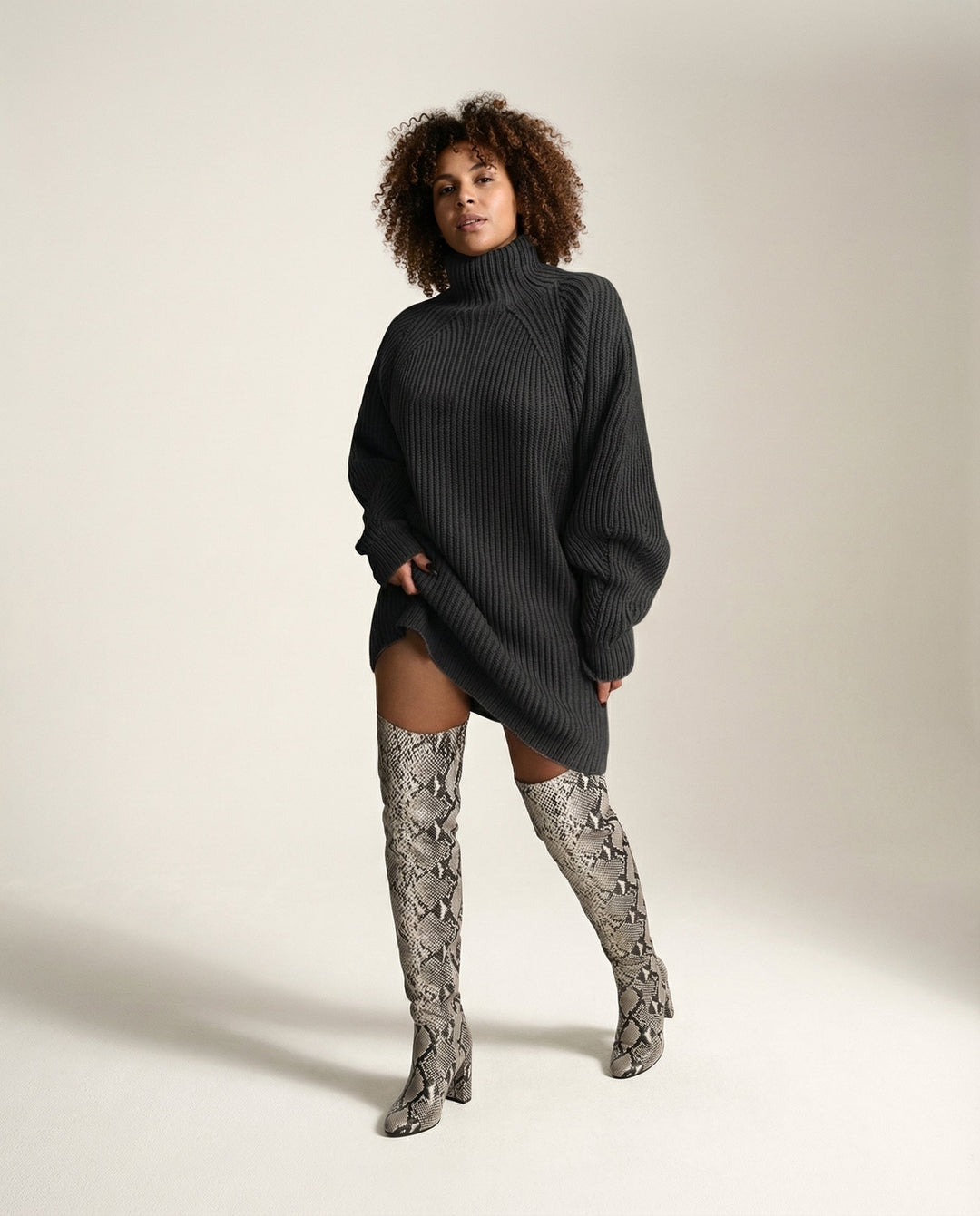 Oversized Knit Dress