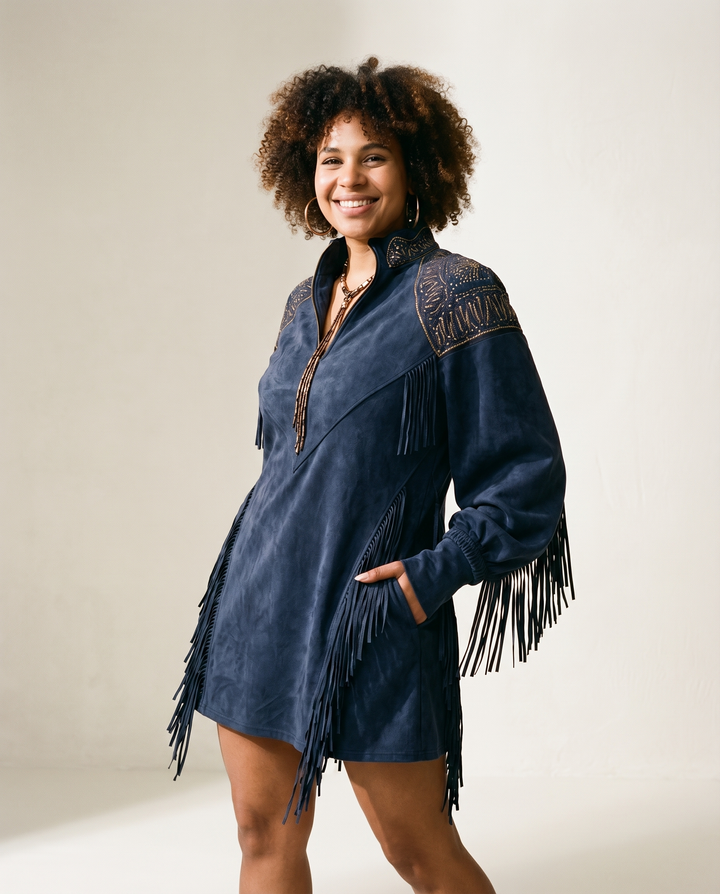 Draped Mini Dress