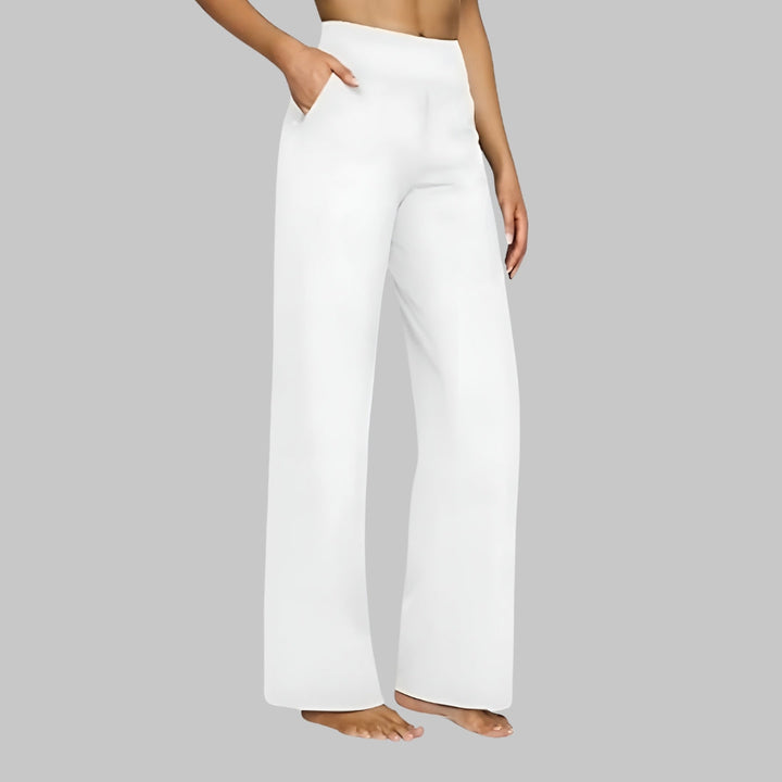 Rylena - High-Rise Stretch Weave Trousers