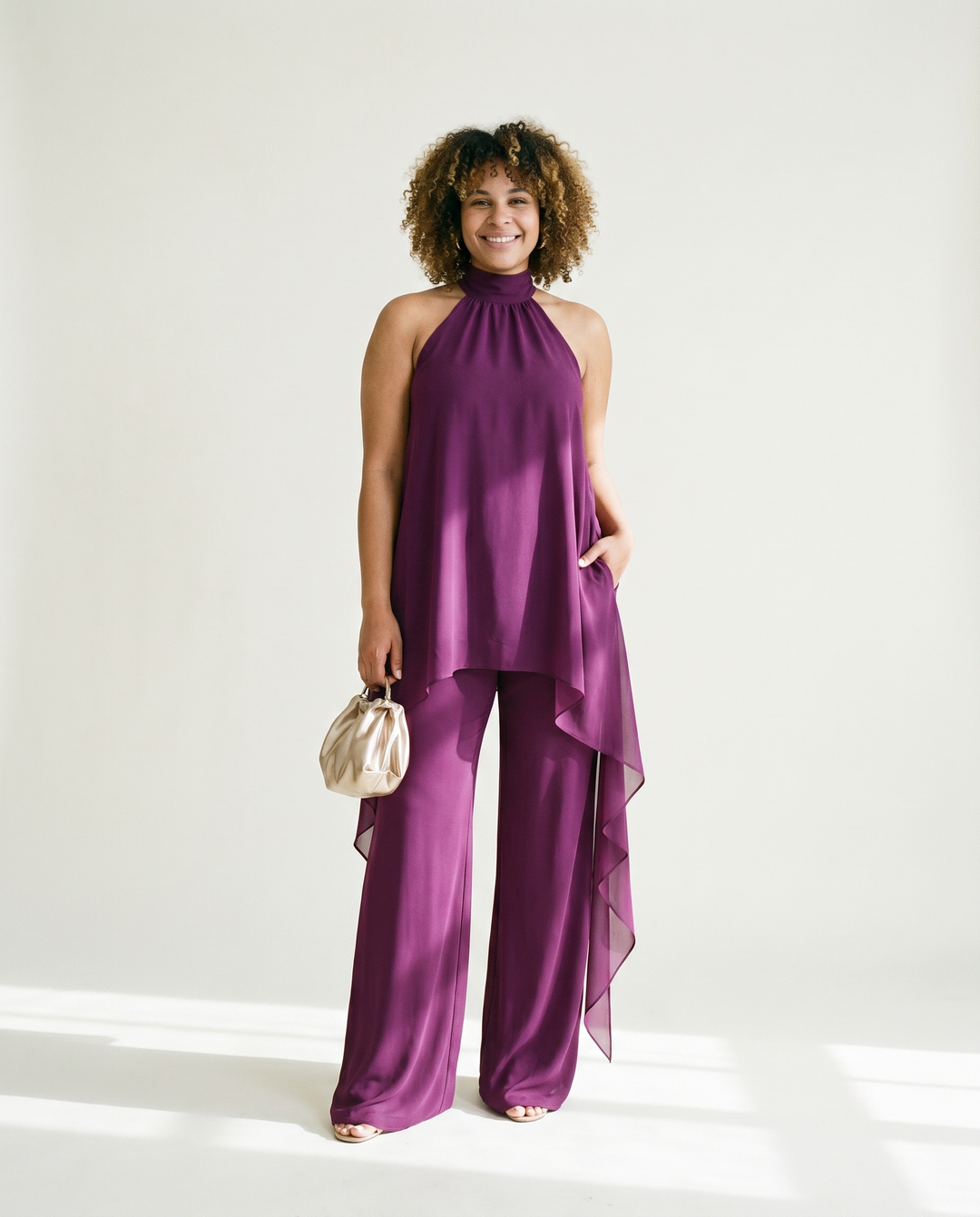 Halter-Neck Trouser Suit