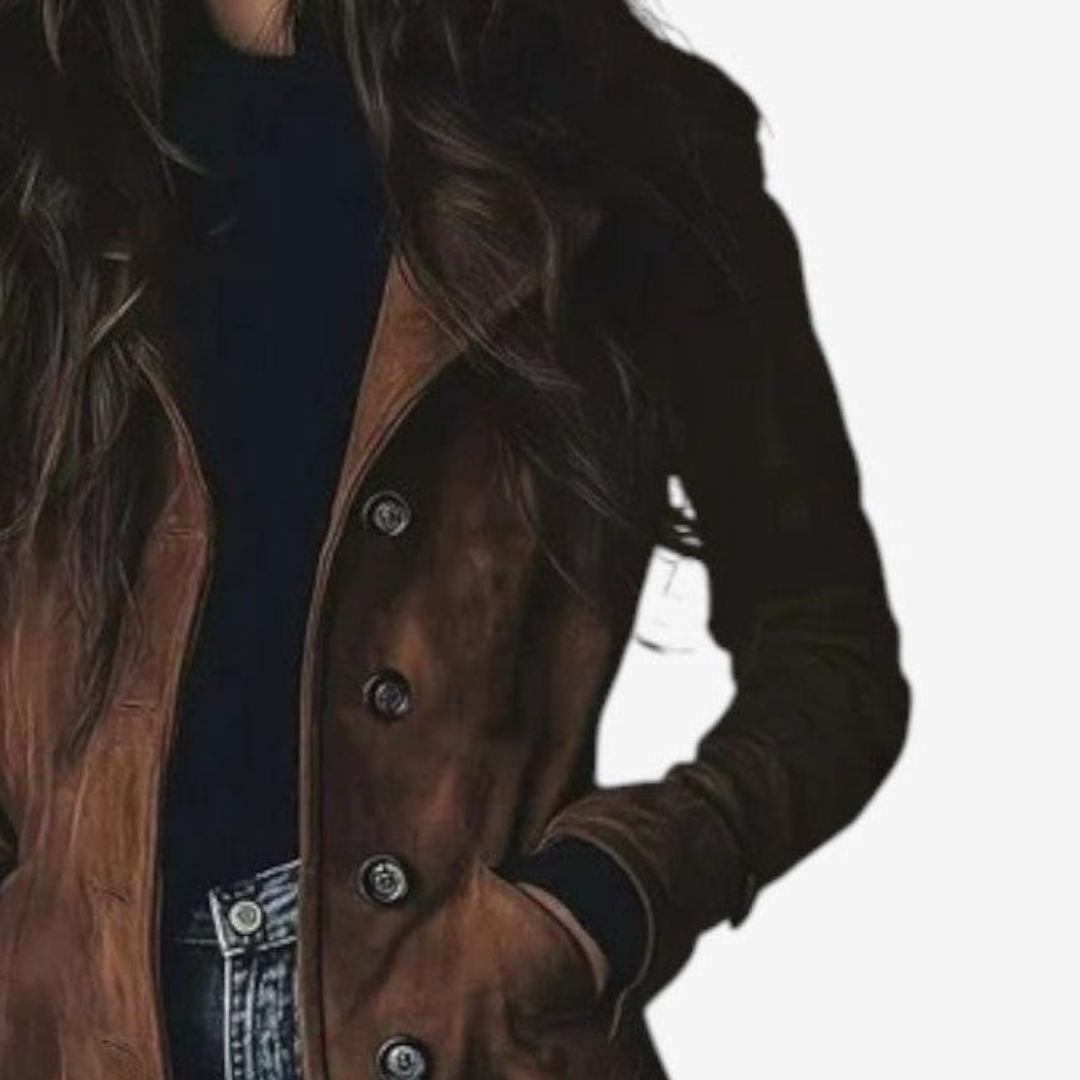 Longline Woven Long Coat
