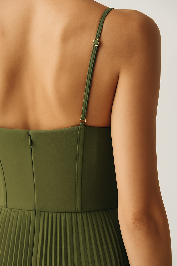 Solyne - Backless Woven Dress