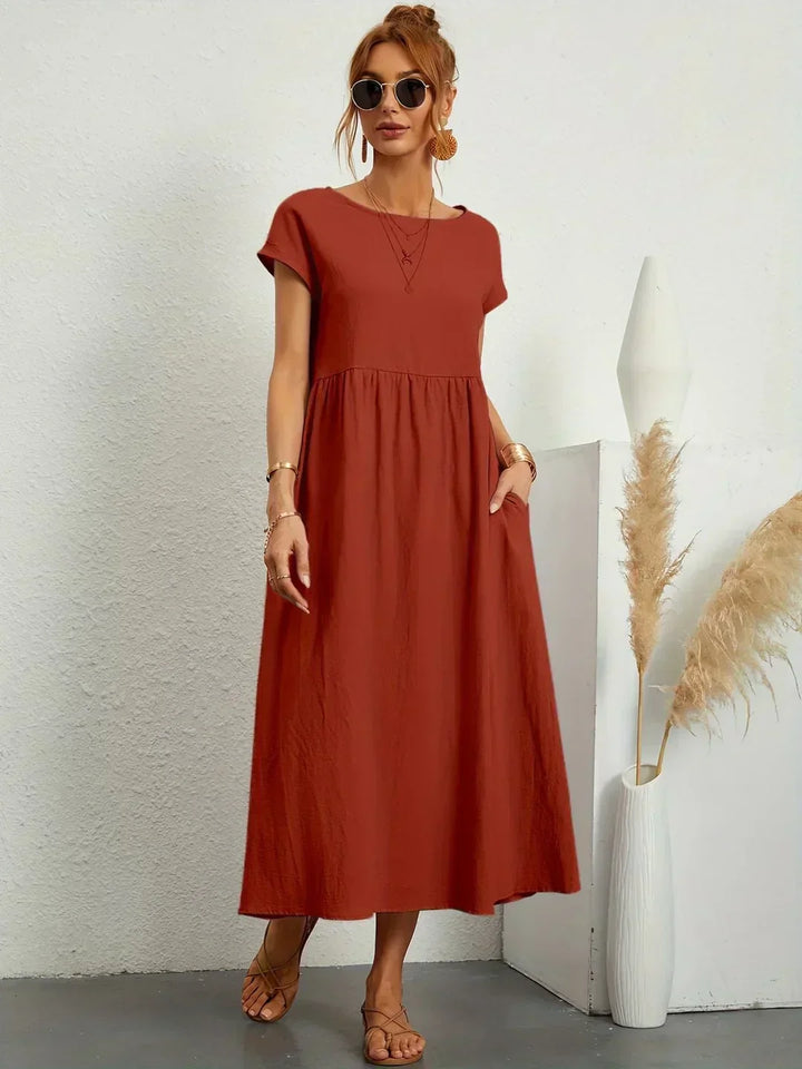 Calira - Midi Cotton Dress