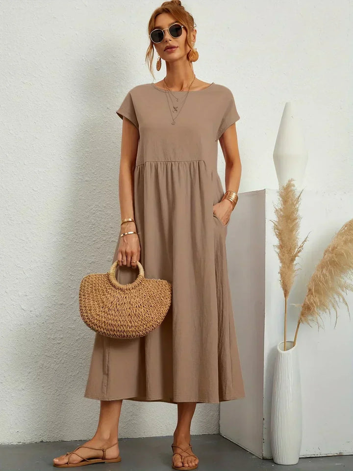 Calira - Midi Cotton Dress