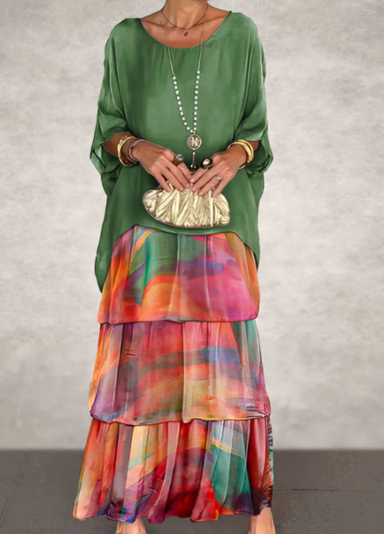 Avalen - Ruffled Woven Maxi Dress