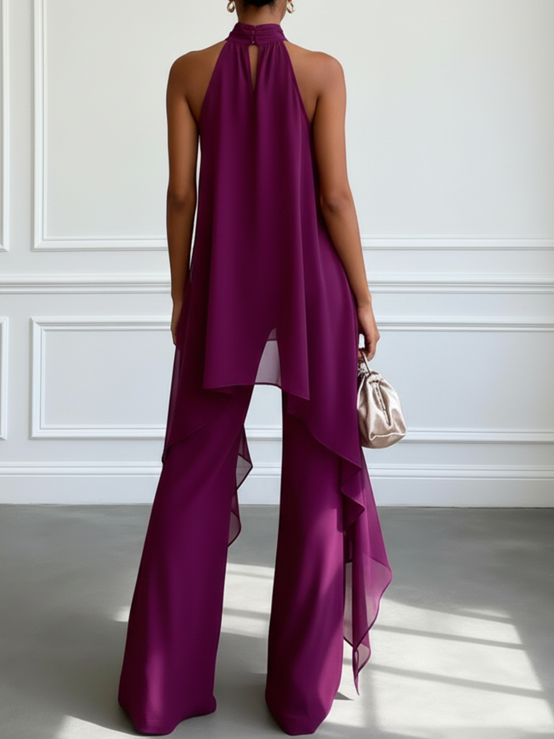Halter-Neck Trouser Suit