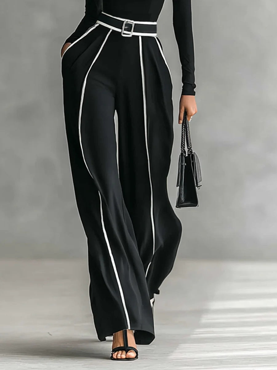 High-Neck Knit Set