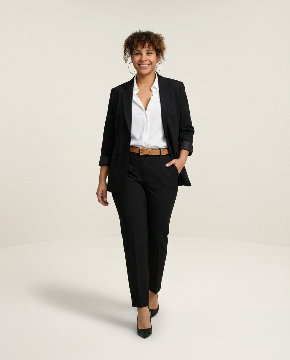Lined Cotton Jacket and Trousers Set