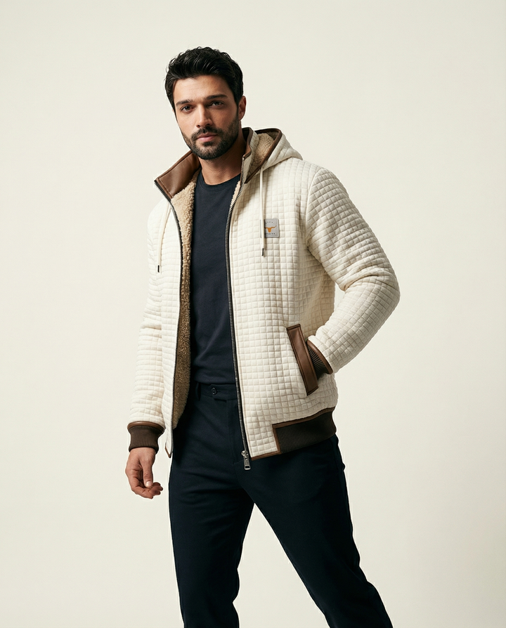 Fleece-Lined Padded Jacket