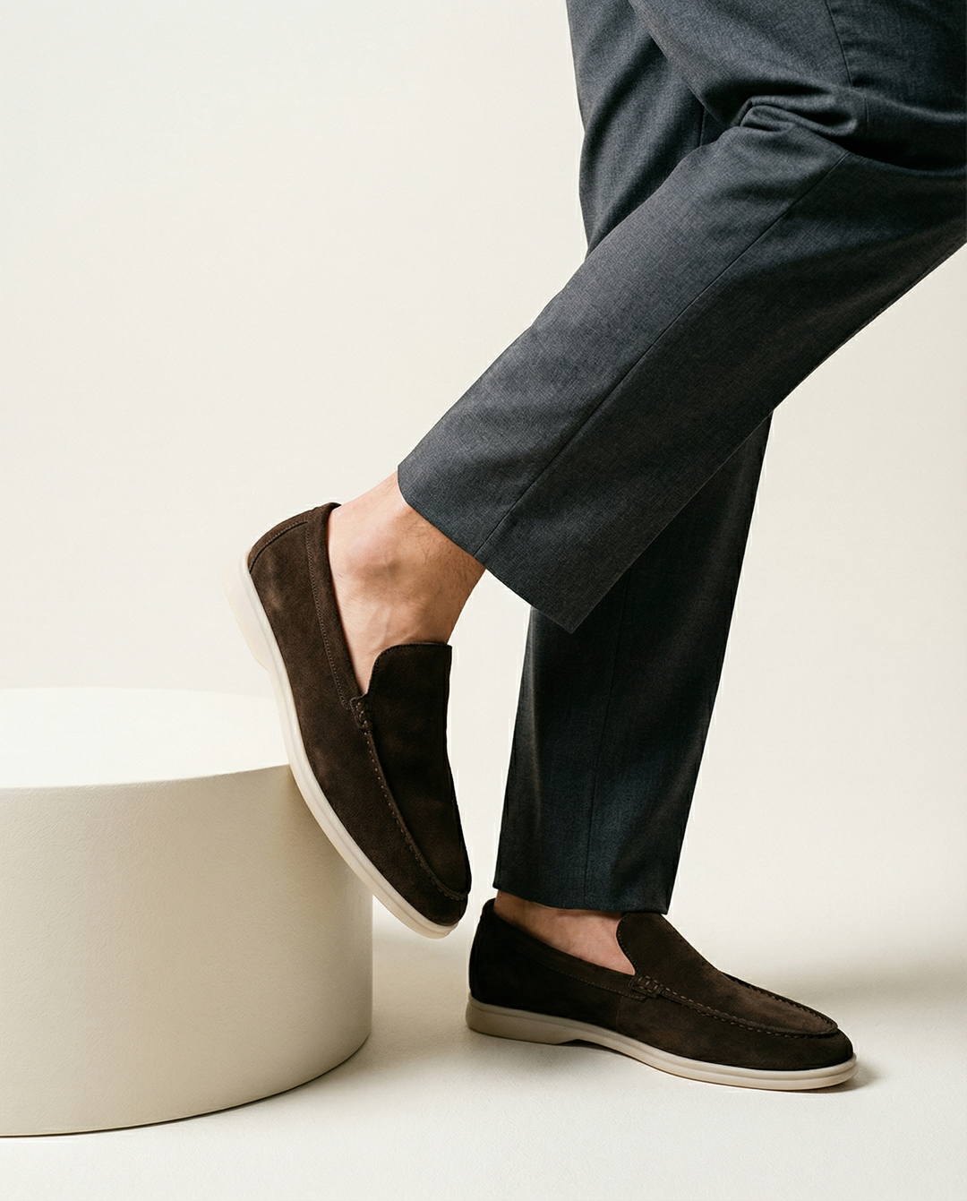 Suede Loafers