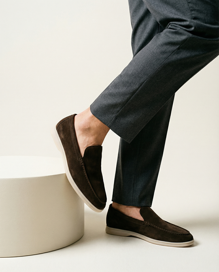 Suede Loafers