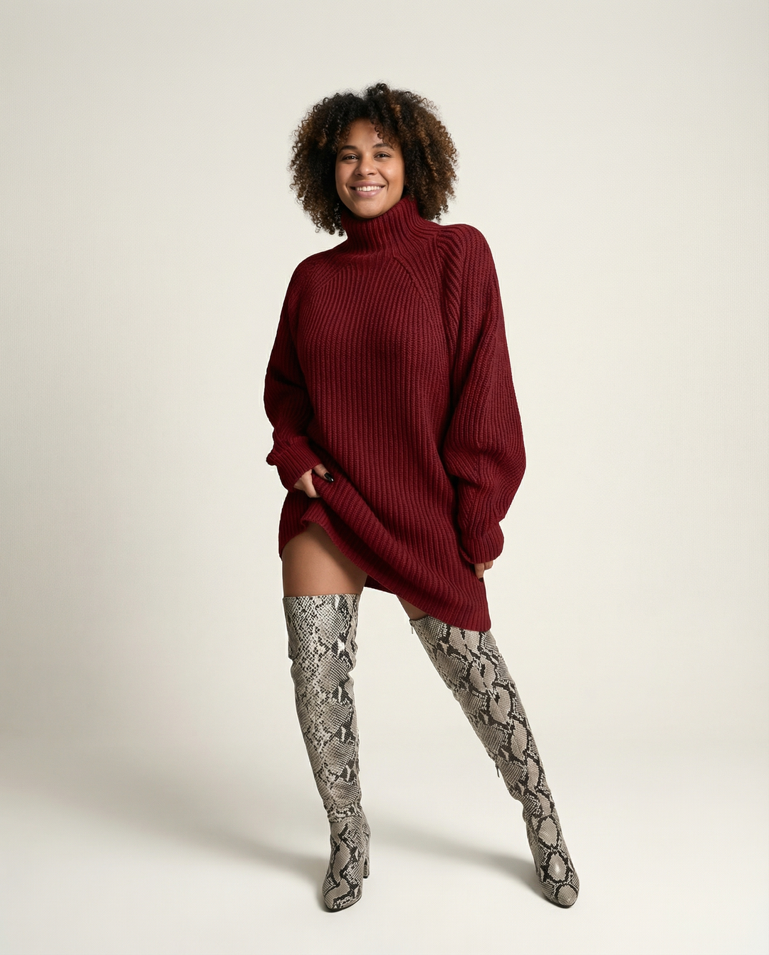 Oversized Knit Dress
