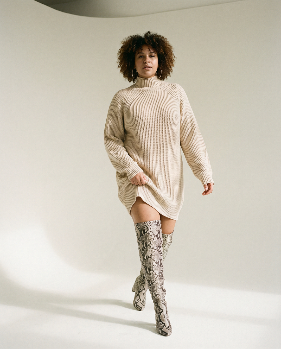 Oversized Knit Dress