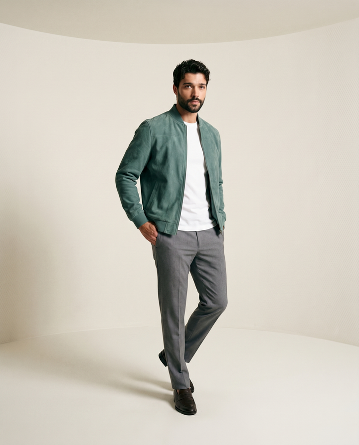 Tailored-Cut Woven Jacket