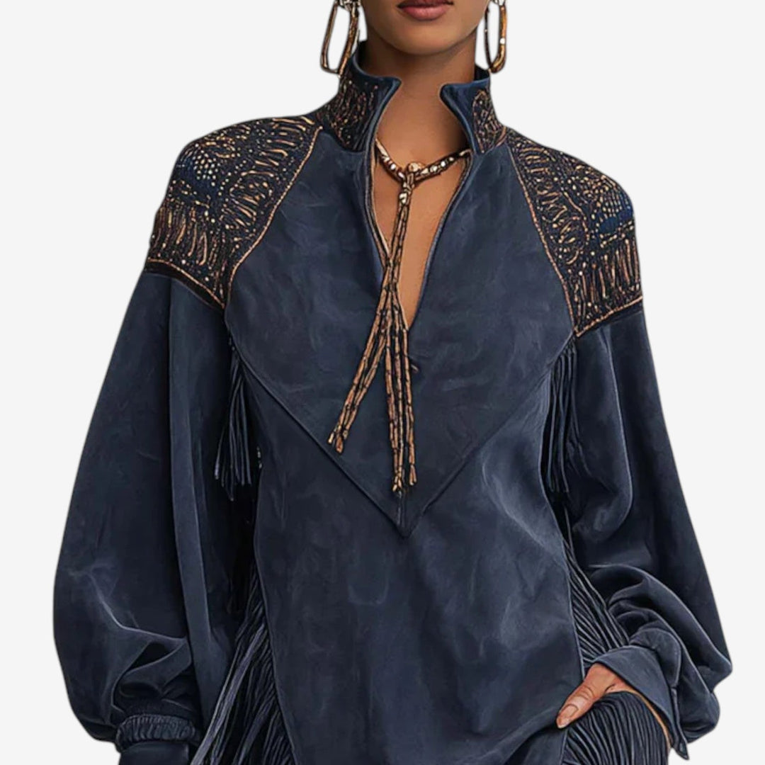 Draped Mini Dress