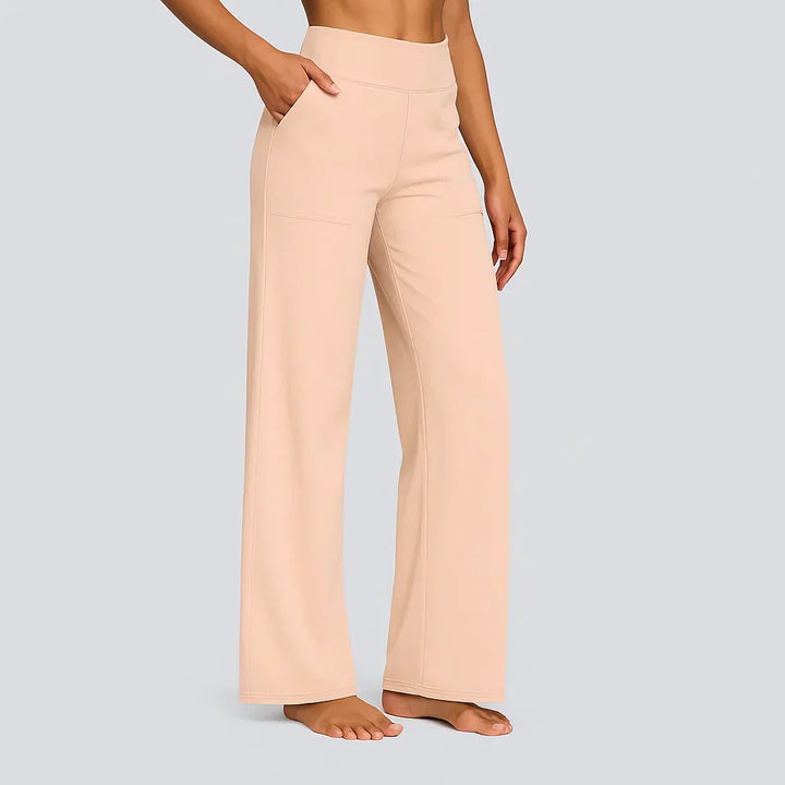 Rylena - High-Rise Stretch Weave Trousers